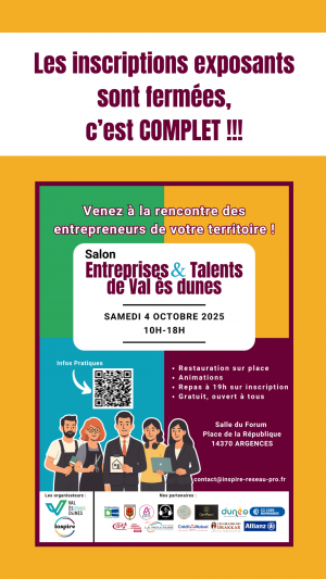Les inscriptions exposants sont fermées, c’est COMPLET !!! Les inscriptions exposants sont fermées, c’est COMPLET !!!